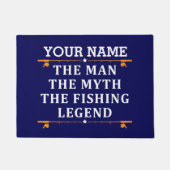 Het Man de Mmythe de Geviste Legend personaliseerd Deurmat (Voorkant)