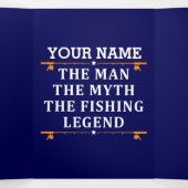Het Man de Mmythe de Geviste Legend personaliseerd Drieluik Kaart (Binnenkant midden)
