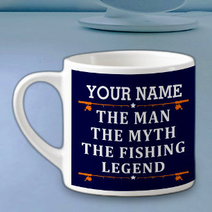 Het Man de Mmythe de Geviste Legend personaliseerd Espresso Kop