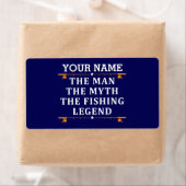 Het Man de Mmythe de Geviste Legend personaliseerd Etiket (Insitu)