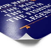 Het Man de Mmythe de Geviste Legend personaliseerd Foto Afdruk (Hoek)