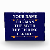 Het Man de Mmythe de Geviste Legend personaliseerd Fotoblokken (Voorkant)