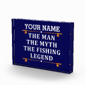 Het Man de Mmythe de Geviste Legend personaliseerd Fotoblokken (Rechts)