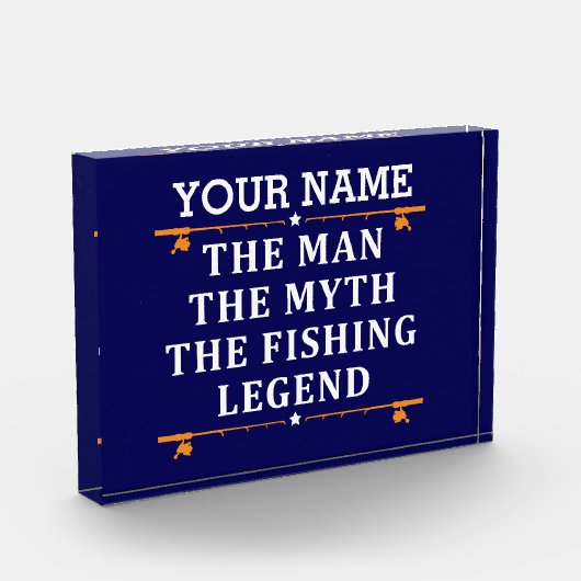 Het Man de Mmythe de Geviste Legend personaliseerd Fotoblokken (Links)