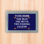 Het Man de Mmythe de Geviste Legend personaliseerd Gesp<br><div class="desc">Het gepersonaliseerde visserijontwerp kan voor uzelf worden gebruikt of het kan een groot geschenk zijn voor een liefhebber. U kunt jouw naam of iemand anders op het gepersonaliseerde visserijontwerp toevoegen.</div>