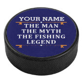 Het Man de Mmythe de Geviste Legend personaliseerd Hockey Puck (3/4)