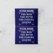 Het Man de Mmythe de Geviste Legend personaliseerd Kaart (Binnen)