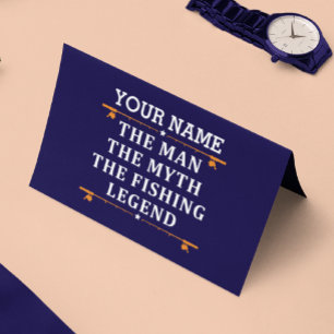 Het Man de Mmythe de Geviste Legend personaliseerd Kaart