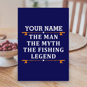 Het Man de Mmythe de Geviste Legend personaliseerd Kaart