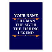 Het Man de Mmythe de Geviste Legend personaliseerd Kaart (Achterkant)