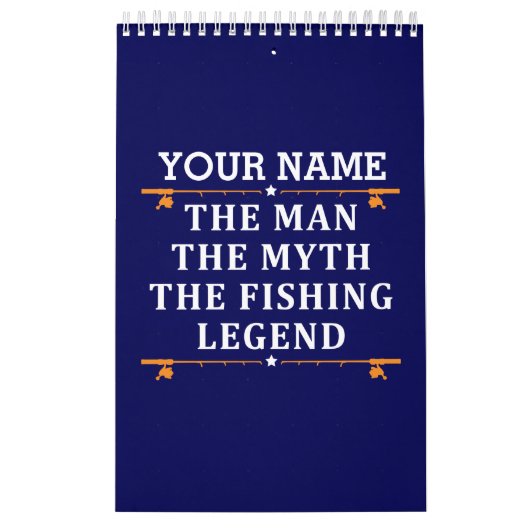 Het Man de Mmythe de Geviste Legend personaliseerd Kalender (Hoes)