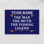 Het Man de Mmythe de Geviste Legend personaliseerd Klantenkaartje (Achterkant)