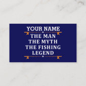 Het Man de Mmythe de Geviste Legend personaliseerd Kortingskaartje (Achterkant)