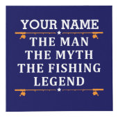 Het Man de Mmythe de Geviste Legend personaliseerd Kubus (Voorkant)
