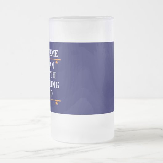 Het Man de Mmythe de Geviste Legend personaliseerd Matglas Bierpul (Center)