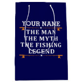 Het Man de Mmythe de Geviste Legend personaliseerd Medium Cadeauzakje (Voorkant)