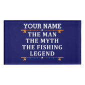 Het Man de Mmythe de Geviste Legend personaliseerd Naambadge (Voorkant)