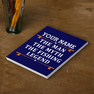 Het Man de Mmythe de Geviste Legend personaliseerd Notitieblok