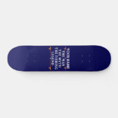 Het Man de Mmythe de Geviste Legend personaliseerd Persoonlijk Skateboard (Horizontaal)
