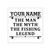 Het Man de Mmythe de Geviste Legend personaliseerd Rubberstempel (Afrduk)