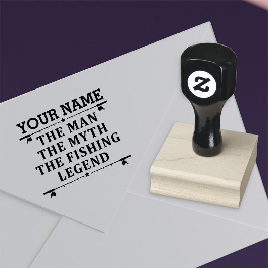 Het Man de Mmythe de Geviste Legend personaliseerd Rubberstempel