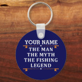 Het Man de Mmythe de Geviste Legend personaliseerd Sleutelhanger (Voorkant)