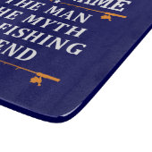 Het Man de Mmythe de Geviste Legend personaliseerd Snijplank (Hoek)