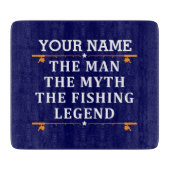 Het Man de Mmythe de Geviste Legend personaliseerd Snijplank (Voorkant)