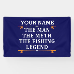Het Man de Mmythe de Geviste Legend personaliseerd Spandoek