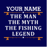 Het Man de Mmythe de Geviste Legend personaliseerd Staand Fotobeeldje<br><div class="desc">Het gepersonaliseerde visserijontwerp kan voor uzelf worden gebruikt of het kan een groot geschenk zijn voor een liefhebber. U kunt jouw naam of iemand anders op het gepersonaliseerde visserijontwerp toevoegen.</div>