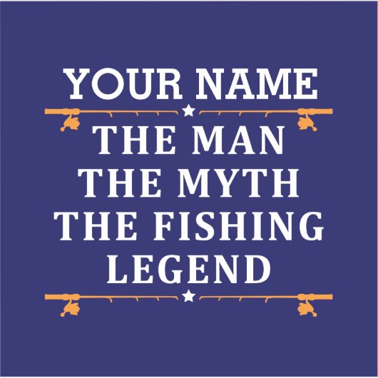 Het Man de Mmythe de Geviste Legend personaliseerd Sticker (Voorkant)