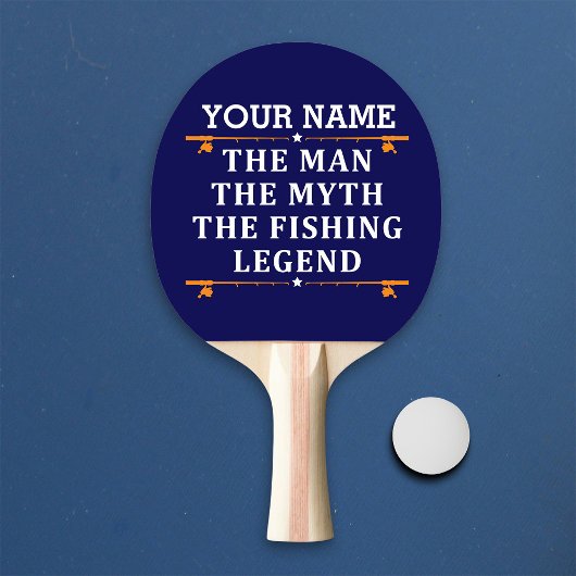 Het Man de Mmythe de Geviste Legend personaliseerd Tafeltennisbatje