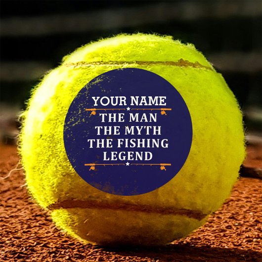 Het Man de Mmythe de Geviste Legend personaliseerd Tennisballen