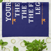 Het Man de Mmythe de Geviste Legend personaliseerd Theedoek (Gevouwen)