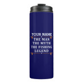 Het Man de Mmythe de Geviste Legend personaliseerd Thermosbeker (Voorkant)
