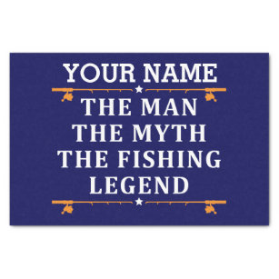 Het Man de Mmythe de Geviste Legend personaliseerd Tissuepapier