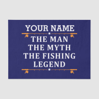 Het Man de Mmythe de Geviste Legend personaliseerd Tissuepapier