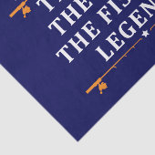 Het Man de Mmythe de Geviste Legend personaliseerd Tissuepapier (Detail)