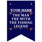 Het Man de Mmythe de Geviste Legend personaliseerd Vlaggetjes (Tweede vlag)