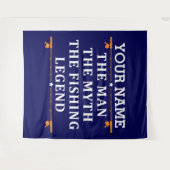 Het Man de Mmythe de Geviste Legend personaliseerd Wandkleed (Voorkant (horizontaal))