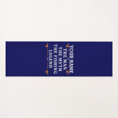 Het Man de Mmythe de Geviste Legend personaliseerd Yogamat (Voorkant (horizontaal))