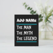 Het Man De Mmythe de Legende Briefkaart (Staand voorkant)