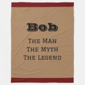 Het Man De Mmythe de Legende Fleece Deken (Voorkant)