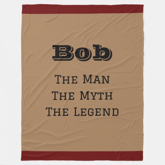 Het Man De Mmythe de Legende Fleece Deken (Voorkant)