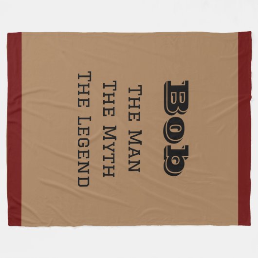 Het Man De Mmythe de Legende Fleece Deken (Voorkant (Horizontaal))