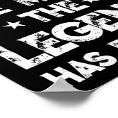 Het Man De Mmythe, de Legende, heeft ontslag genom Poster (Hoek)