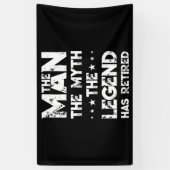 Het Man De Mmythe, de Legende, heeft ontslag genom Spandoek (Verticaal)