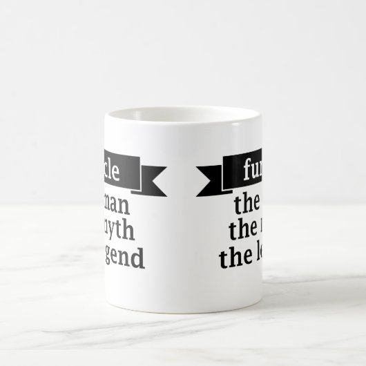 Het Man de Mmythe de Legende - oom Koffee Koffiemok (Center)