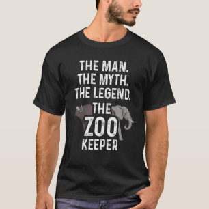 Het Man de Mmythe de Zooke van het Dierenvriend va T-shirt