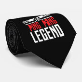 Het Man De Mmythe Ping Pong Legend T-Shirt Stropdas (Opgerold)